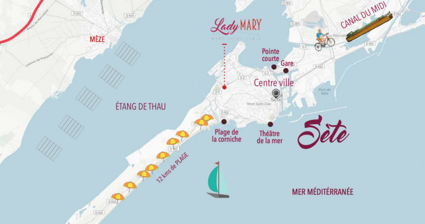 Programme neuf Sete Hérault 345464 Escale immobilier