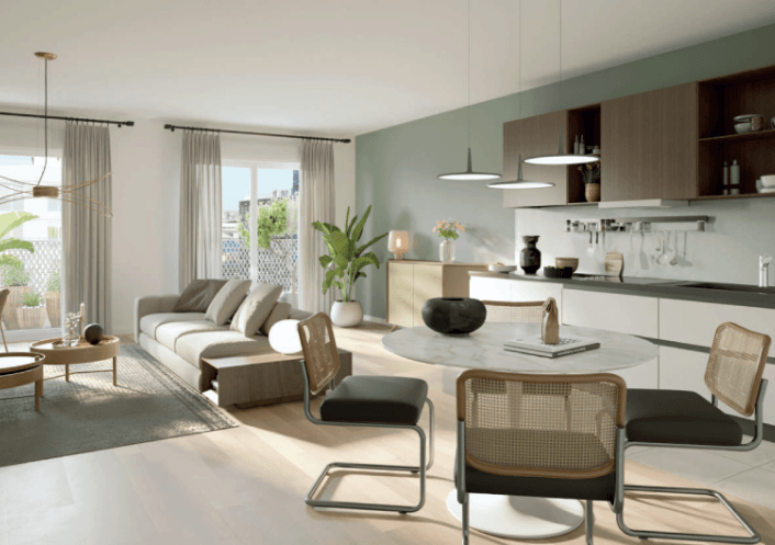 Programme neuf Saint Ouen Seine Saint Denis 8500211939 Axo l'immobilier actif