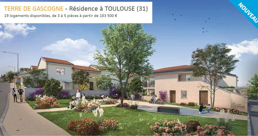 Programme neuf Cadours Haute Garonne 9701117 B2h invest